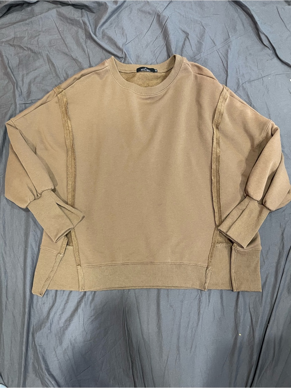 Trendy Queen Tan Sweatshirt